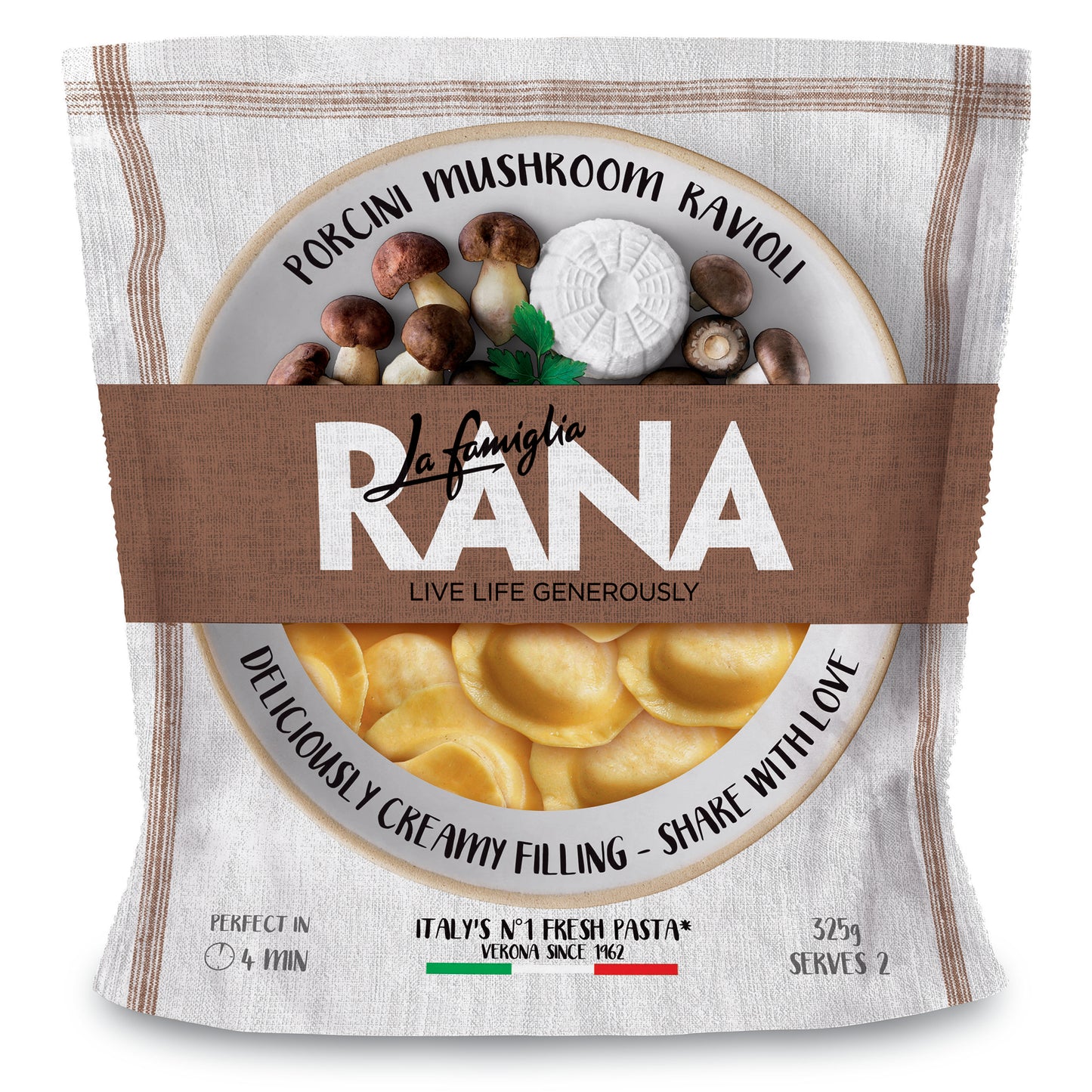 Rana Ravioli Porcini Mushroom 325g