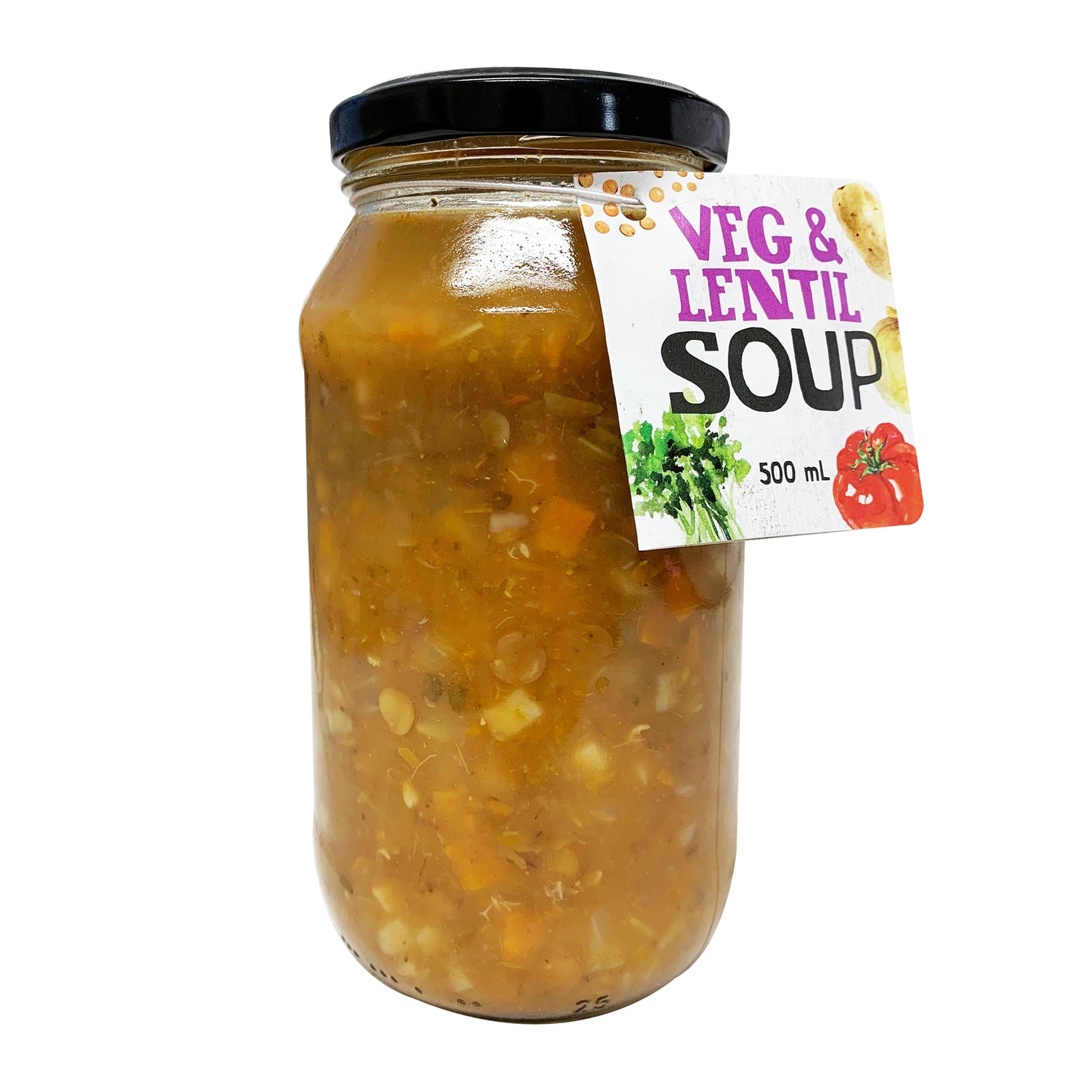 Harris Farm Soup Veg and Lentil 500ml