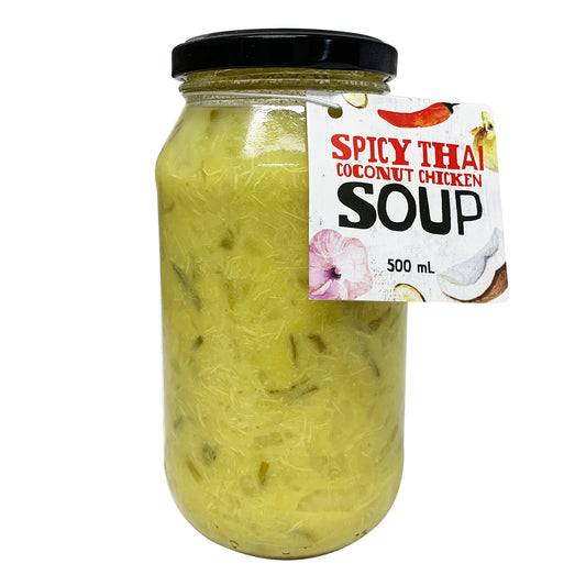 Harris Farm Soup Spicy Thai Coconut Chicken 500ml