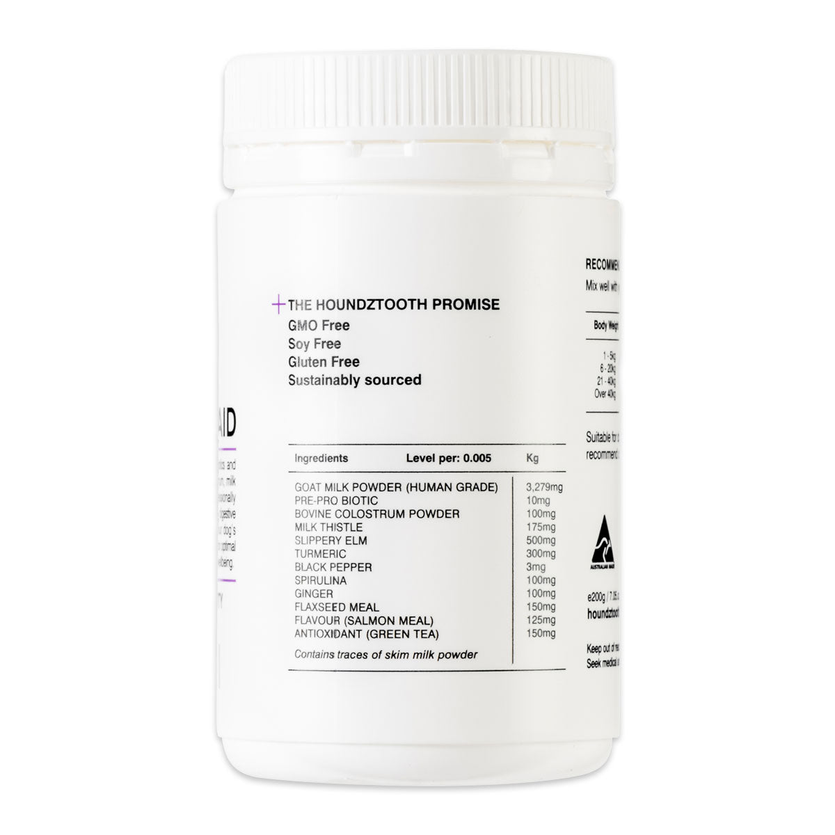 Houndztooth Dog Prodigestive Aid 200g | Harris Farm Online