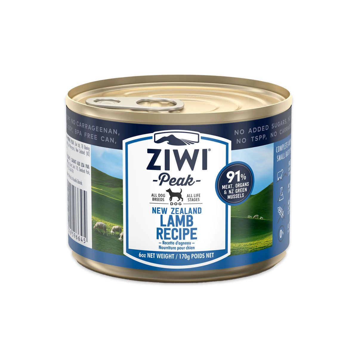 Ziwi Peak Can Lamb Dog Food 170g | Harris Farm Online