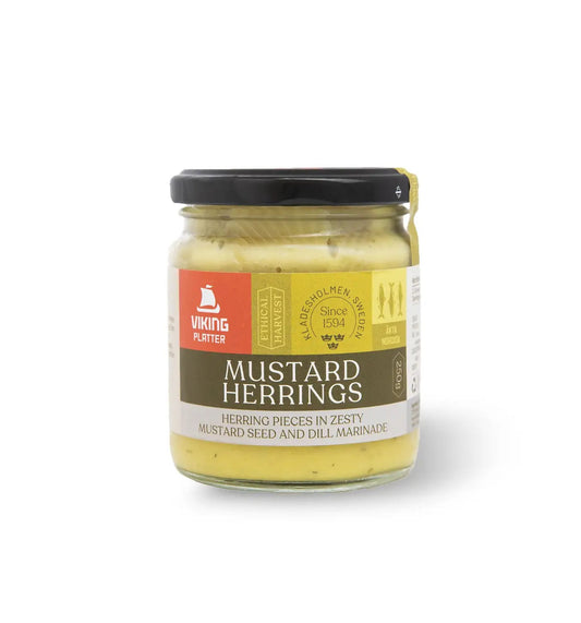 Viking Platter Mustard Herrings 250g