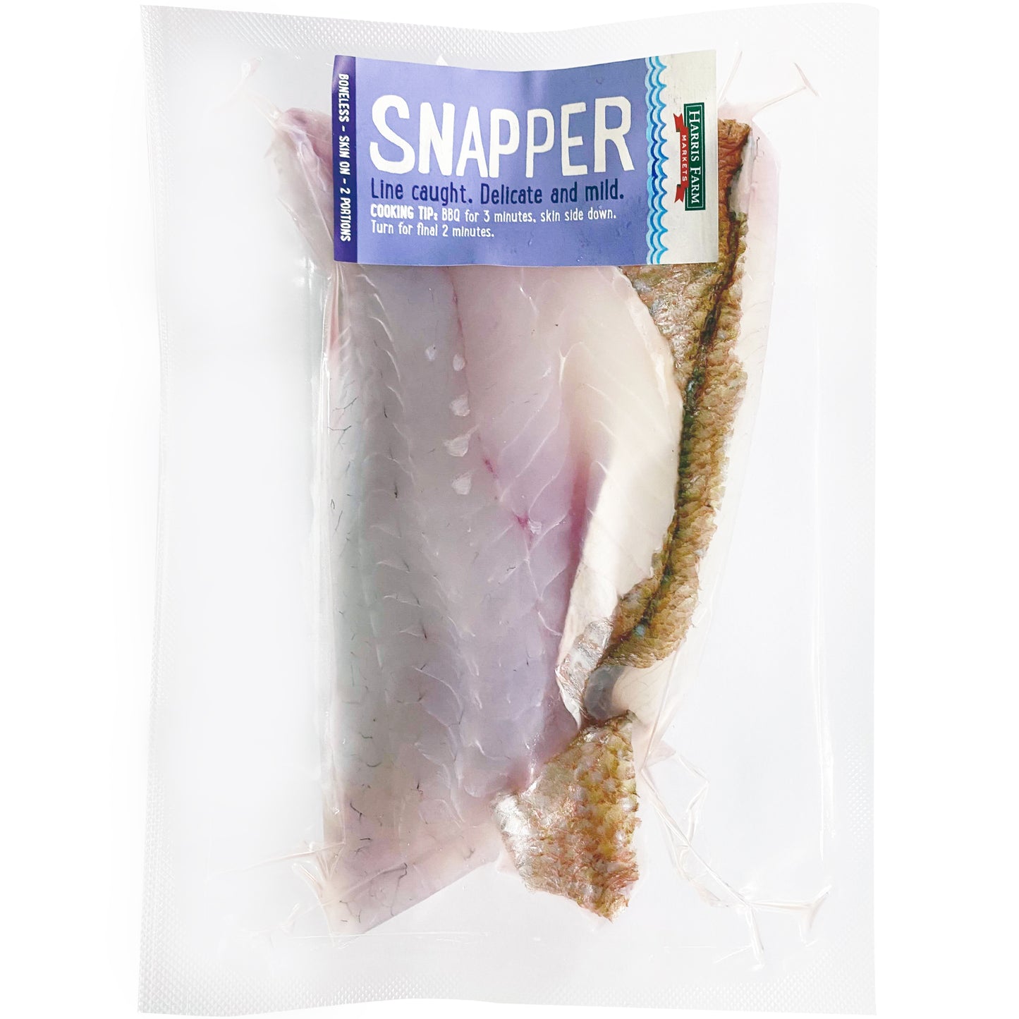 Harris Farm Snapper Fillets Boneless Skin on 300-420g