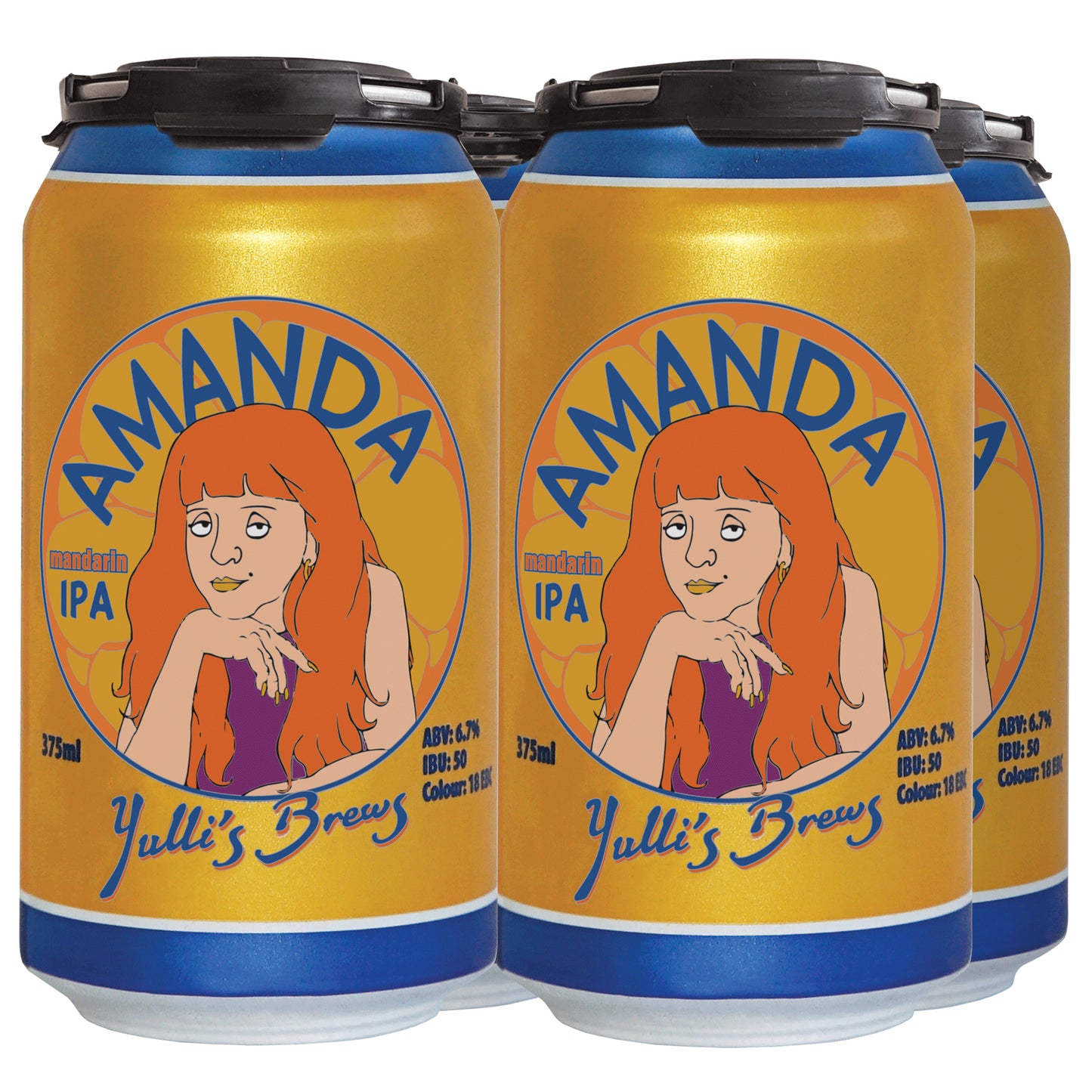 Yulli's Brews - Beer - Amanda Mandarin IPA | Harris Farm Online