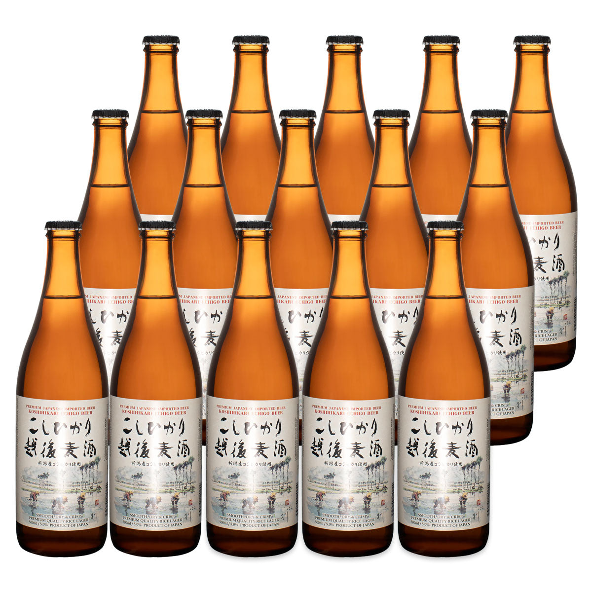 Echigo Koshihikari Rice Lager Case 15 x 500ml | Harris Farm Online