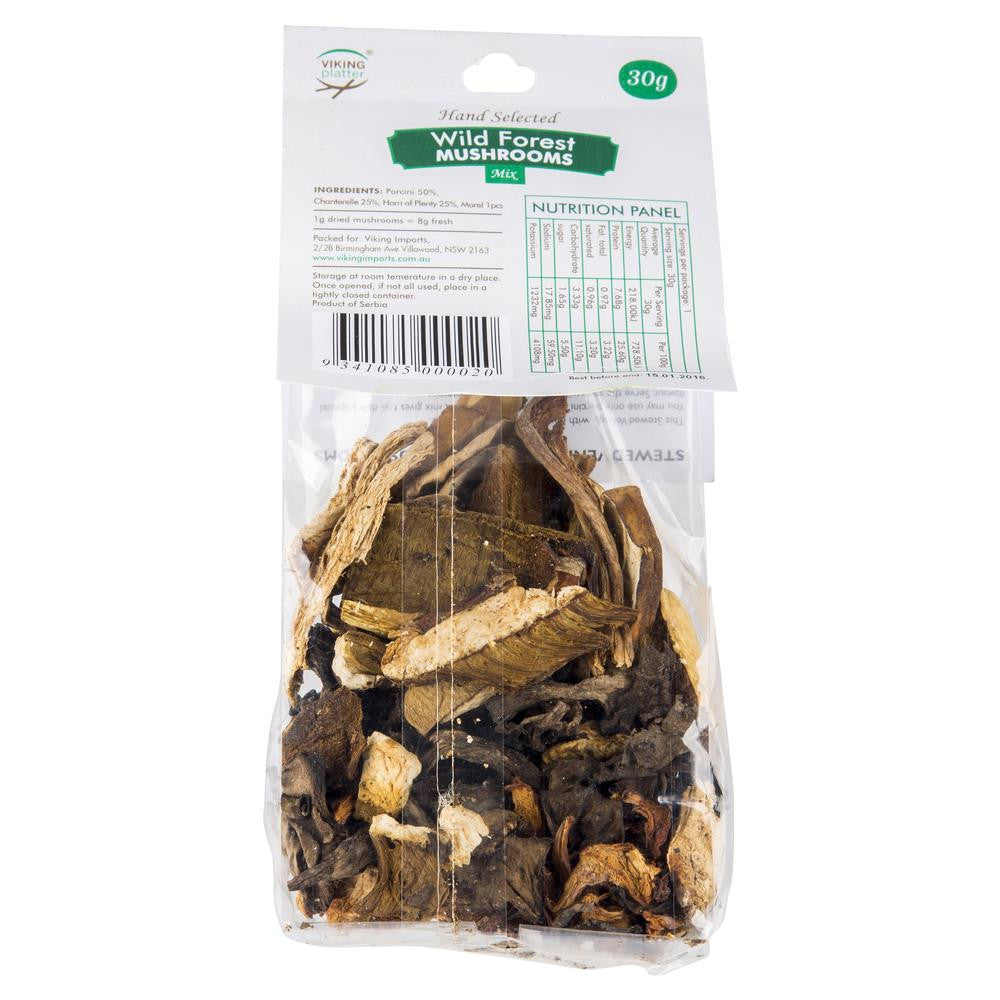 Viking Imports Platter Wild Forest Mushrooms 30g , Grocery-Antipasti - HFM, Harris Farm Markets
 - 2