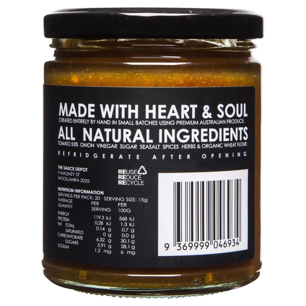 The Sauce Depot Chacha Chatni Tomato Chutney 300g , Grocery-Condiments - HFM, Harris Farm Markets
 - 2