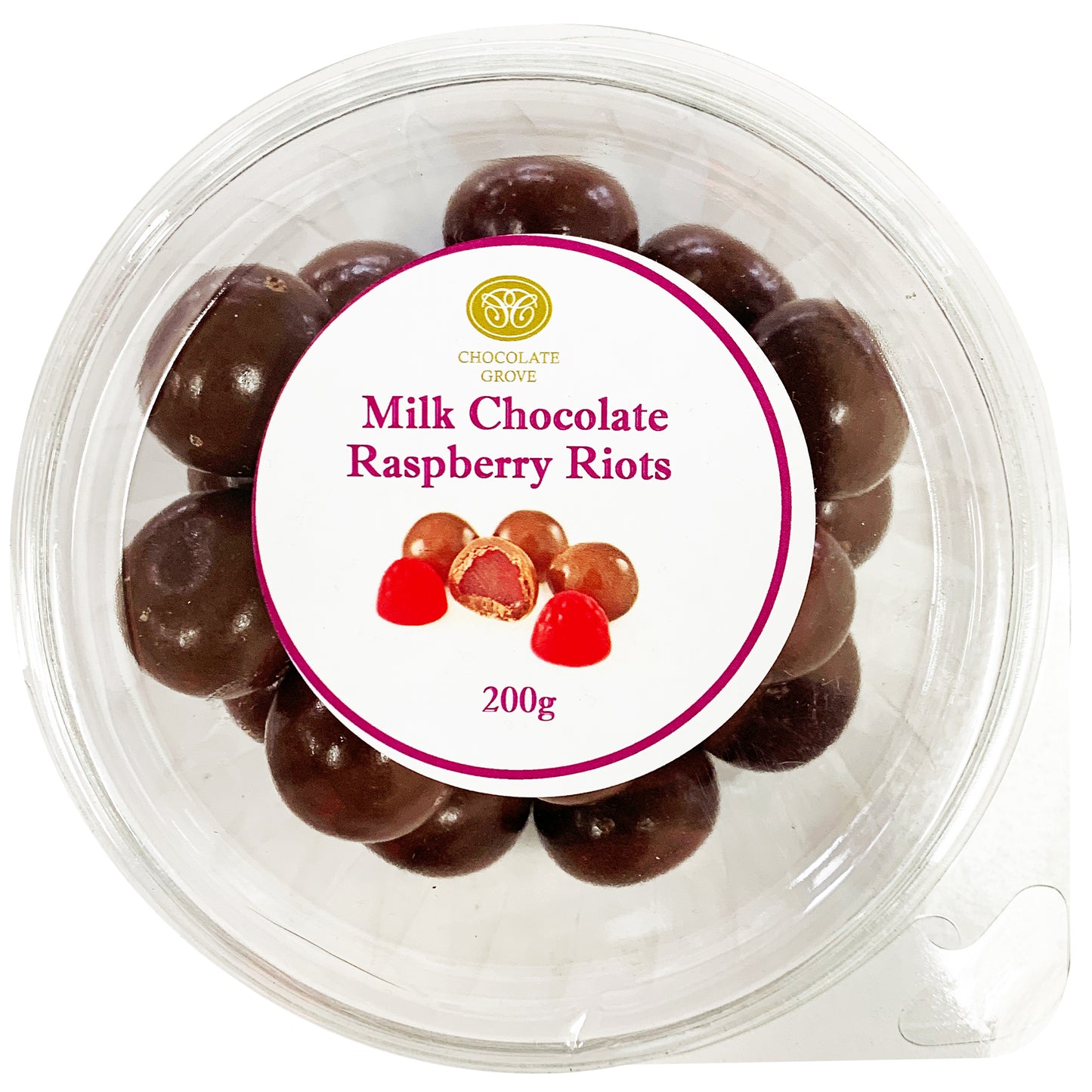 Choc Grove - Milk Chocolate - Raspberry Riots | Harris Farm Online