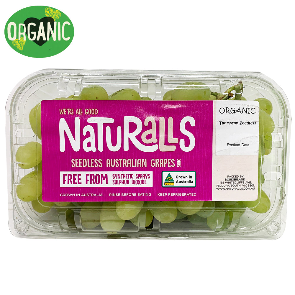 Grapes White Seedless Organic | Harris Farm Online