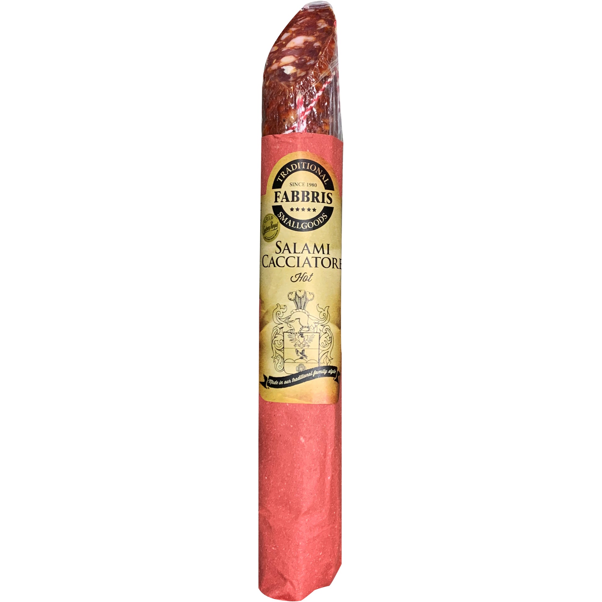 Fabbris Smallgoods - Salami Cacciatore - Hot | Harris Farm Online