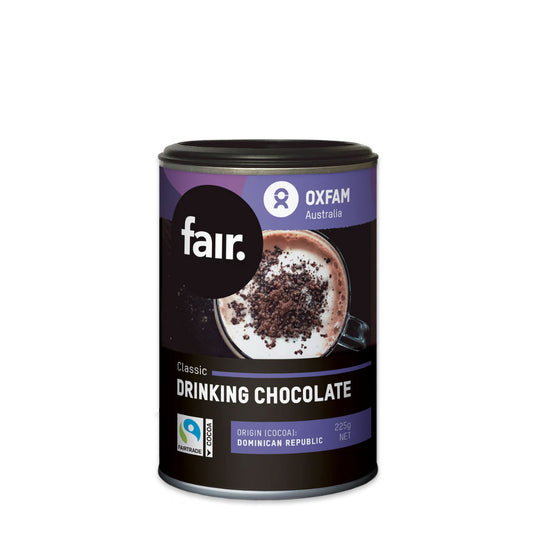 Oxfam Drinking Chocolate Classic 225g | Harris Farm Online