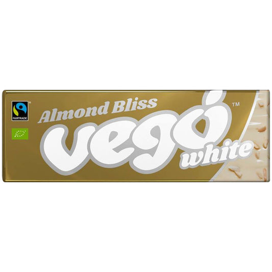 Vego Almond Bliss White Chocolate Bar 50g