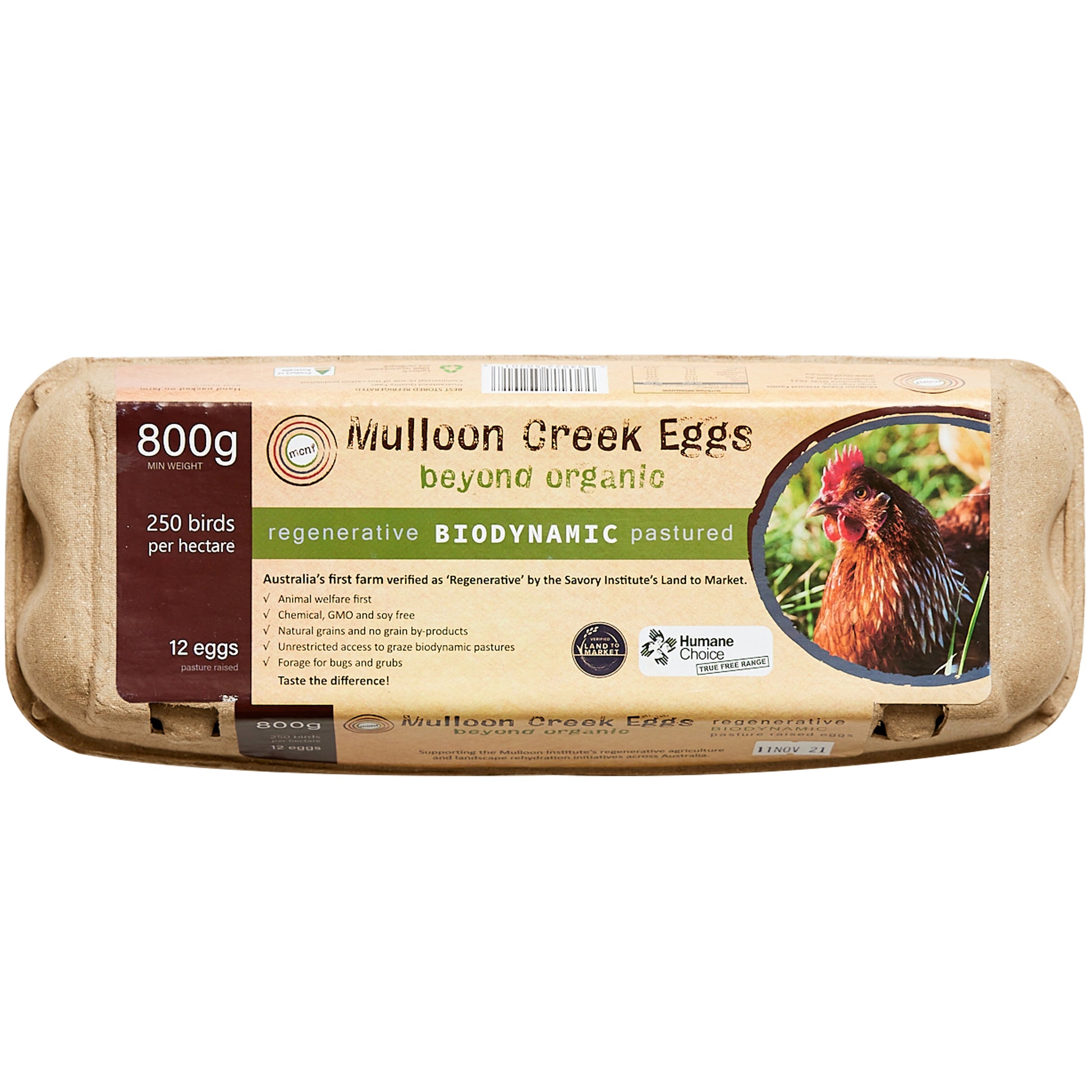 Mulloon Creek Biodynamic Pasture Raised Organic Enormous Eggs | Harris Farm Online