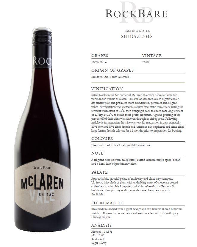 Rockbare - Shiraz | Harris Farm Online