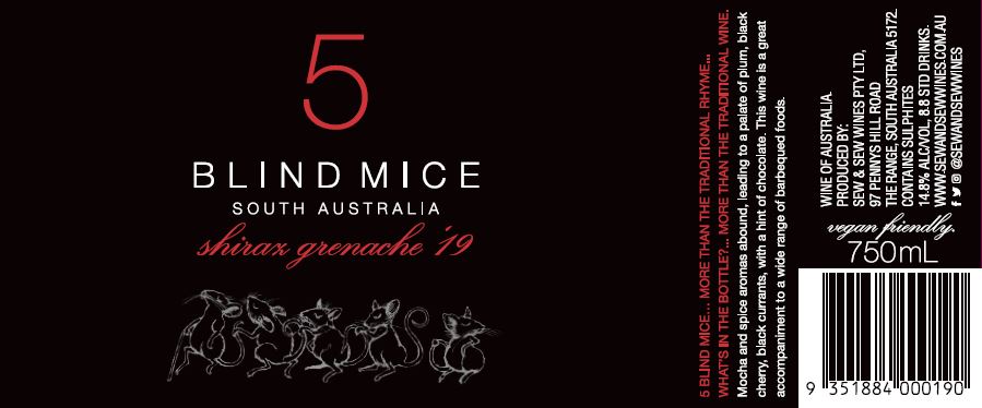 5 Blind Mice Shiraz Grenache | Harris Farm Online