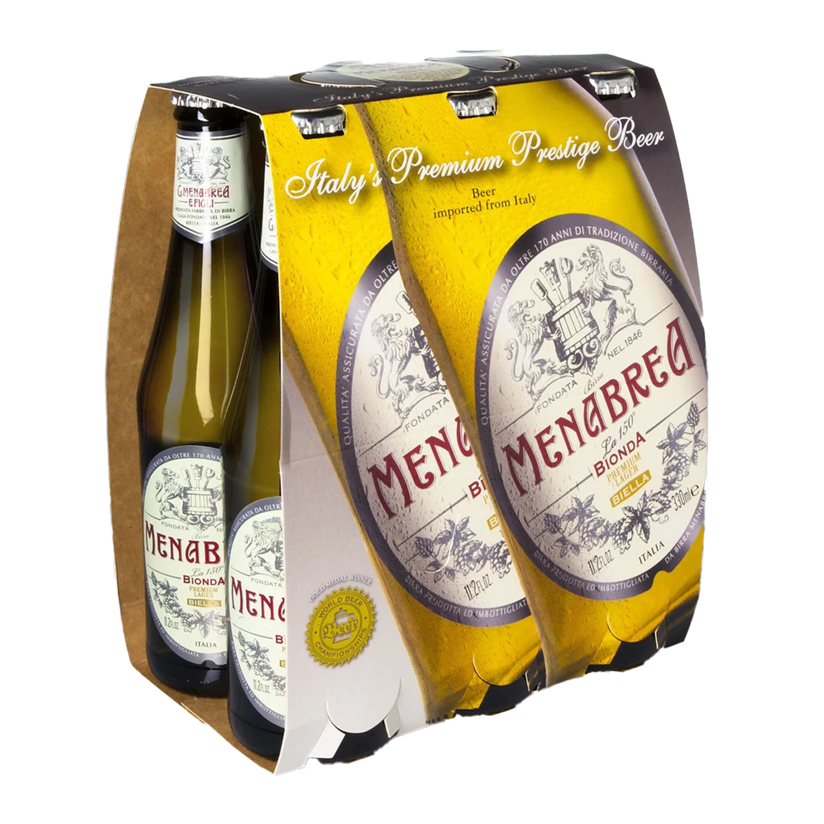 Menabrea Premium Lager 6x330mL