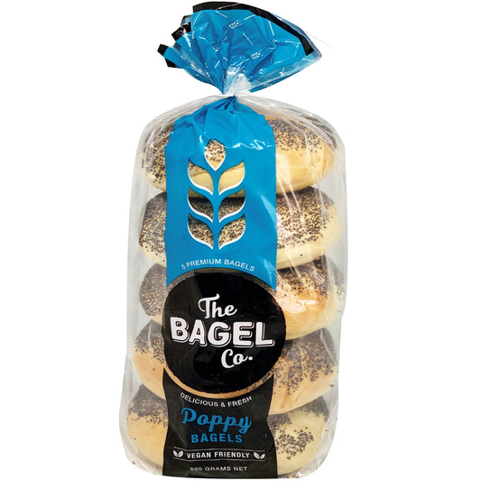 The Bagel Co Poppy Bagels | Harris Farm Online