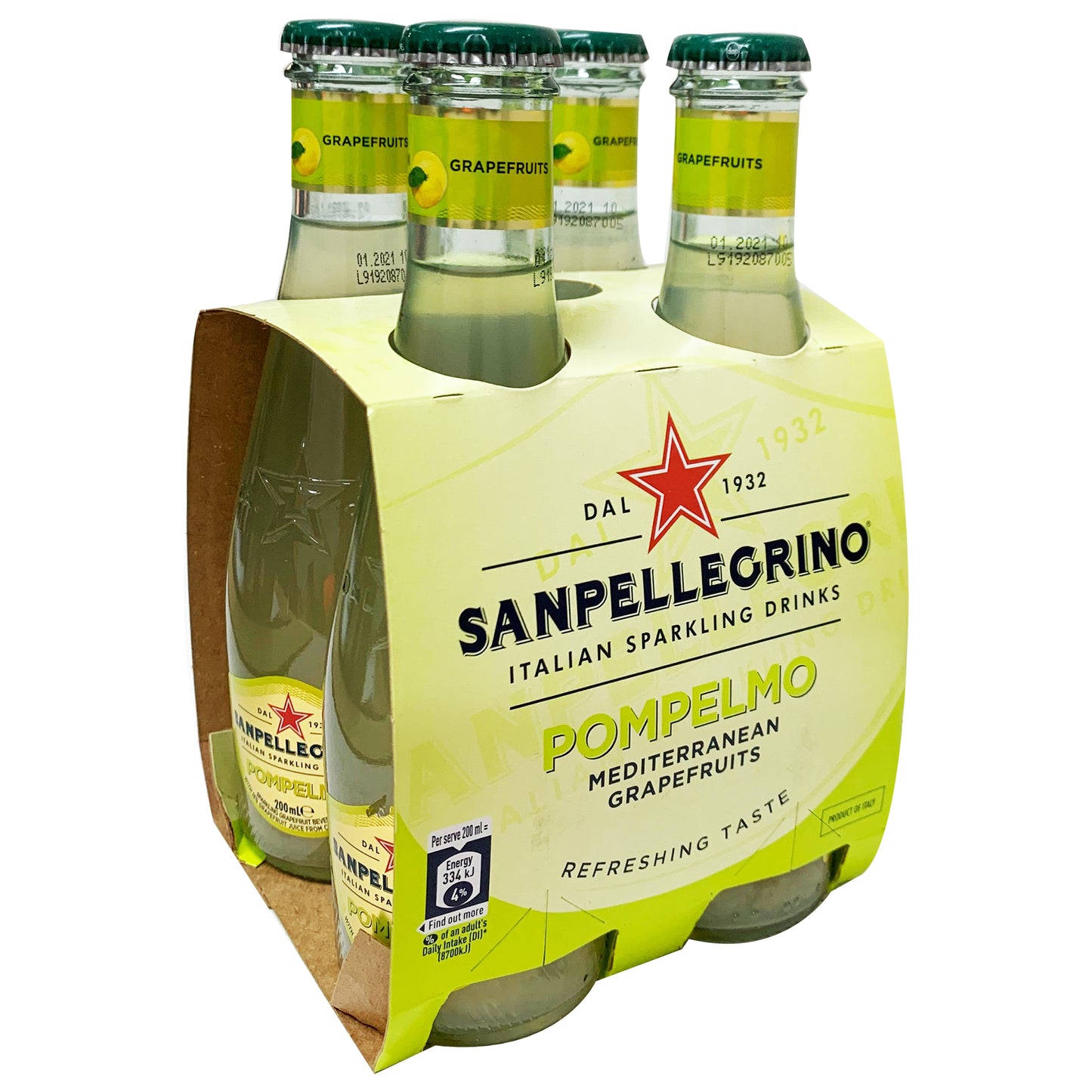 San Pellegrino Pompelmo 4 x 200ml