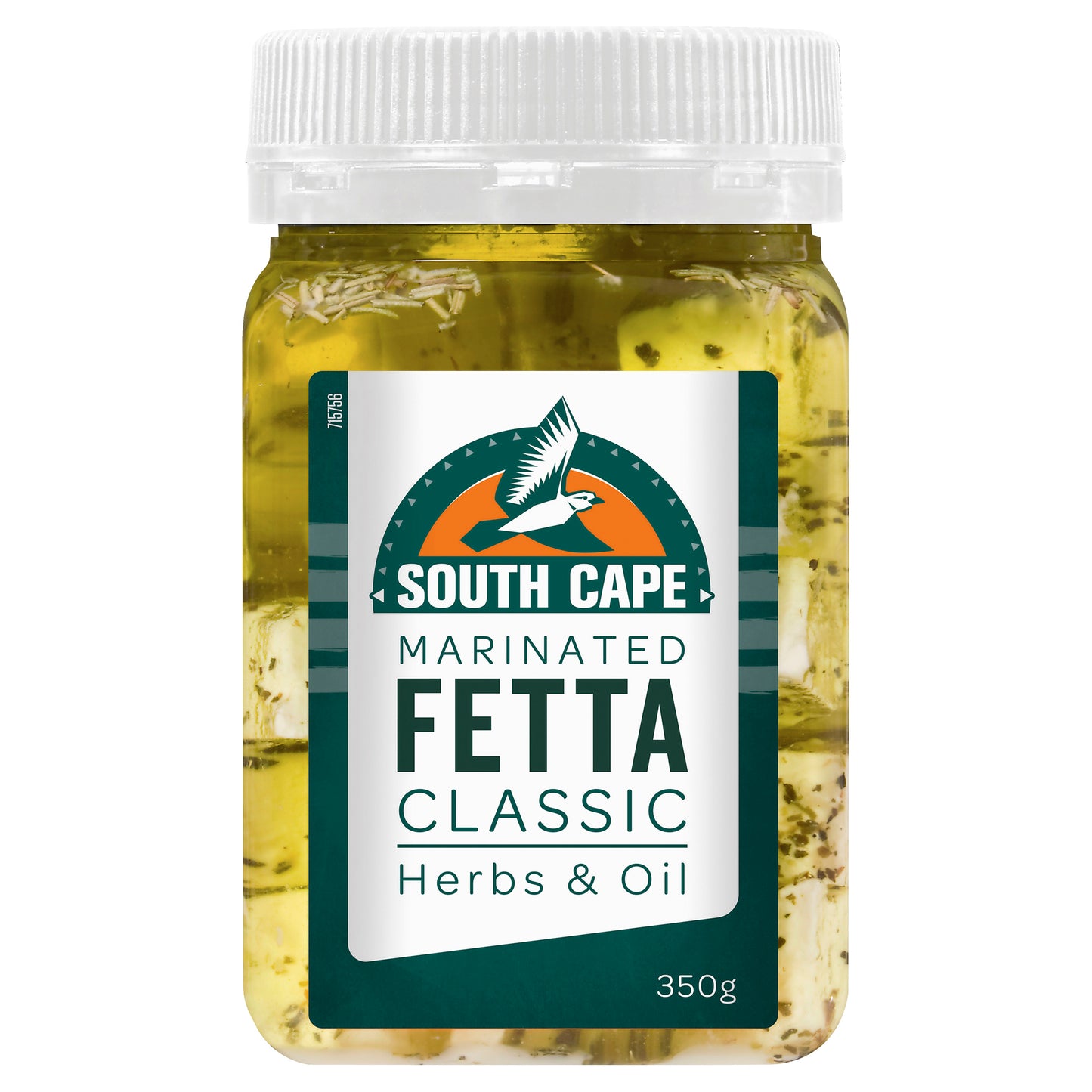 South Cape Marinated Fetta Cheese Classic Herbs and Oil 350g