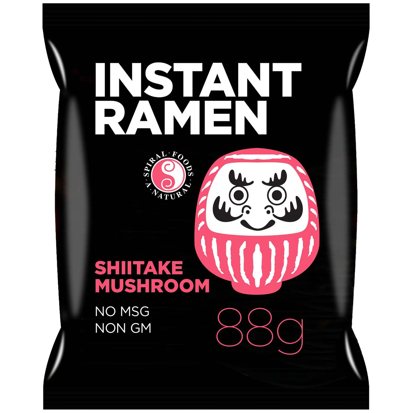 Spiral Foods Instant Ramen Shiitake Mushroom With Shoyu and Miso Soup Base 88g