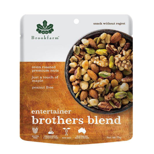 Brookfarm - Nuts Snack - Entertainers Brothers Blend | Harris Farm Online