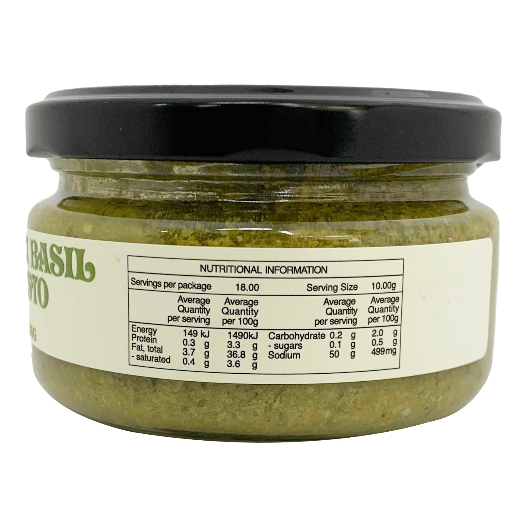 Naked Byron Foods Vegan Basil Pesto | Harris Farm Online