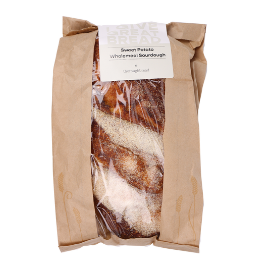 Thoroughbread Sweet Potato Wholemeal Sourdough 650g