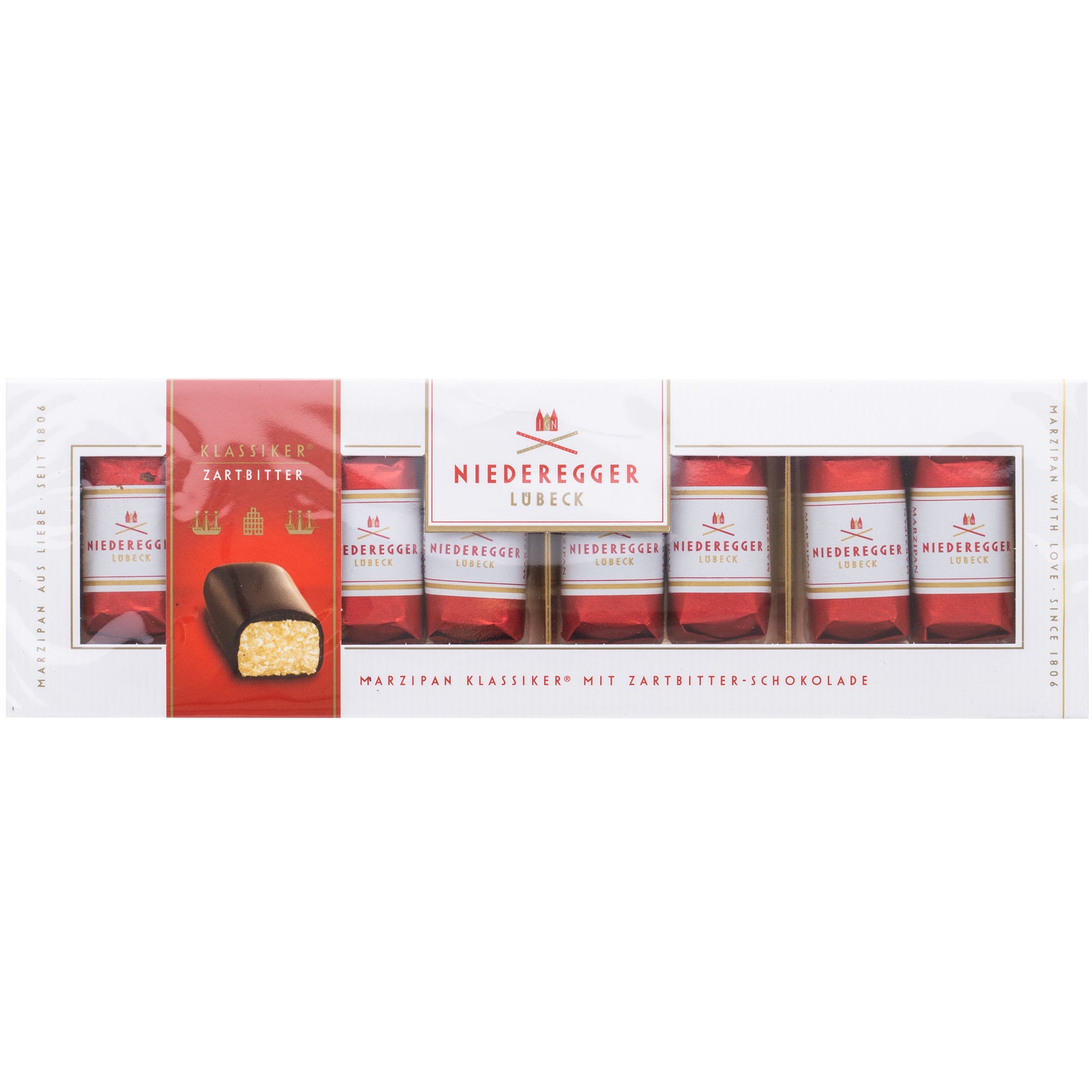 Niederegger Marzipan Dark Chocolate Portions | Harris Farm Online