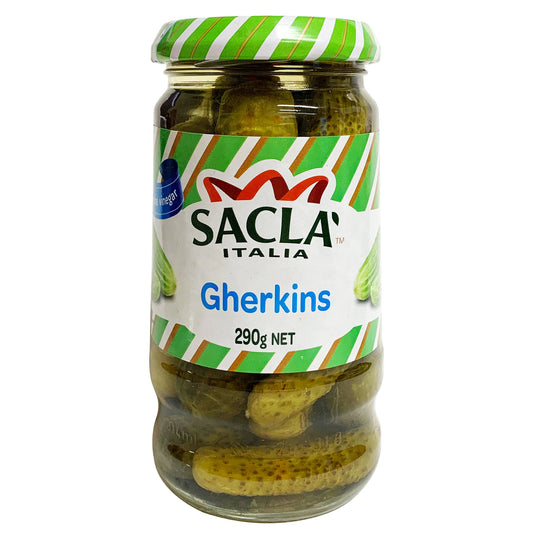 Sacla Gherkins in Vinegar 290g