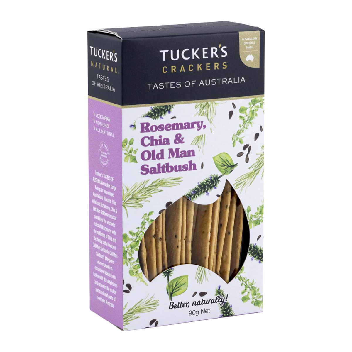 Tucker's Natural Artisan Rosemary and Chia 90g