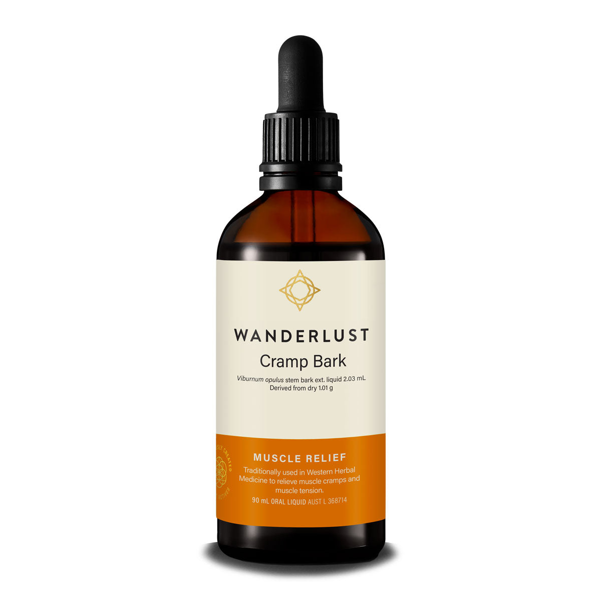 Wanderlust Cramp Bark Drops 90ml | Harris Farm Online