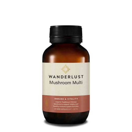 Wanderlust Mushroom Multi 30 Capsules | Harris Farm Online