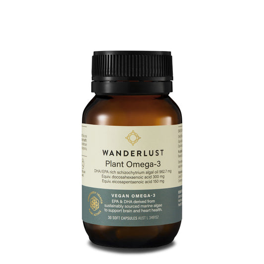 Wanderlust Plant Omega 3 30 Capsules | Harris Farm Online