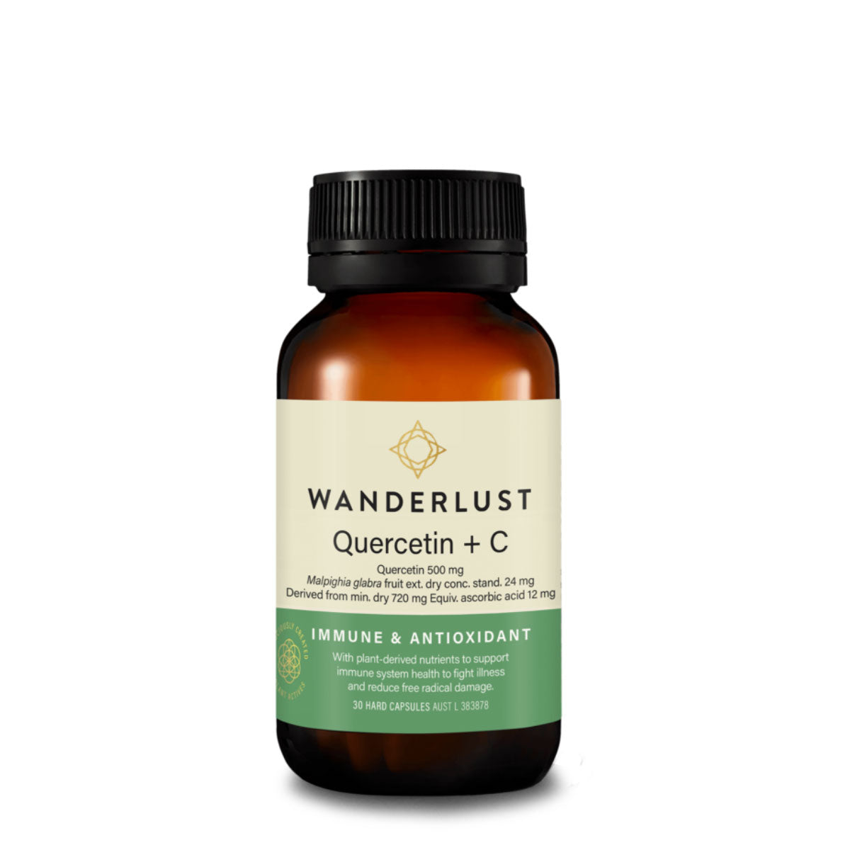 Wanderlust Quercetin plus C 30 Capsules | Harris Farm Online