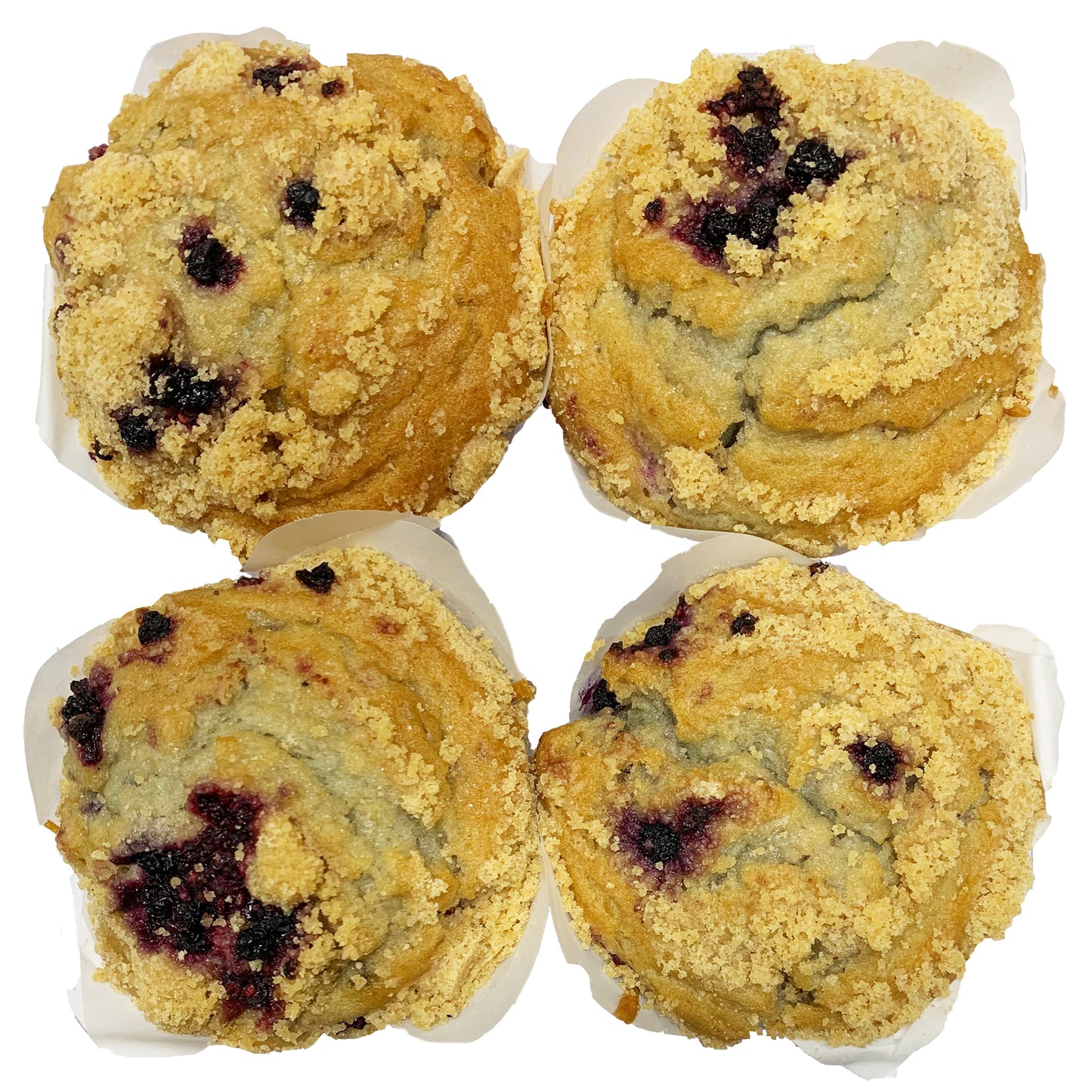 MamaKaz Bread Muffins Mixed Berry x4 380g