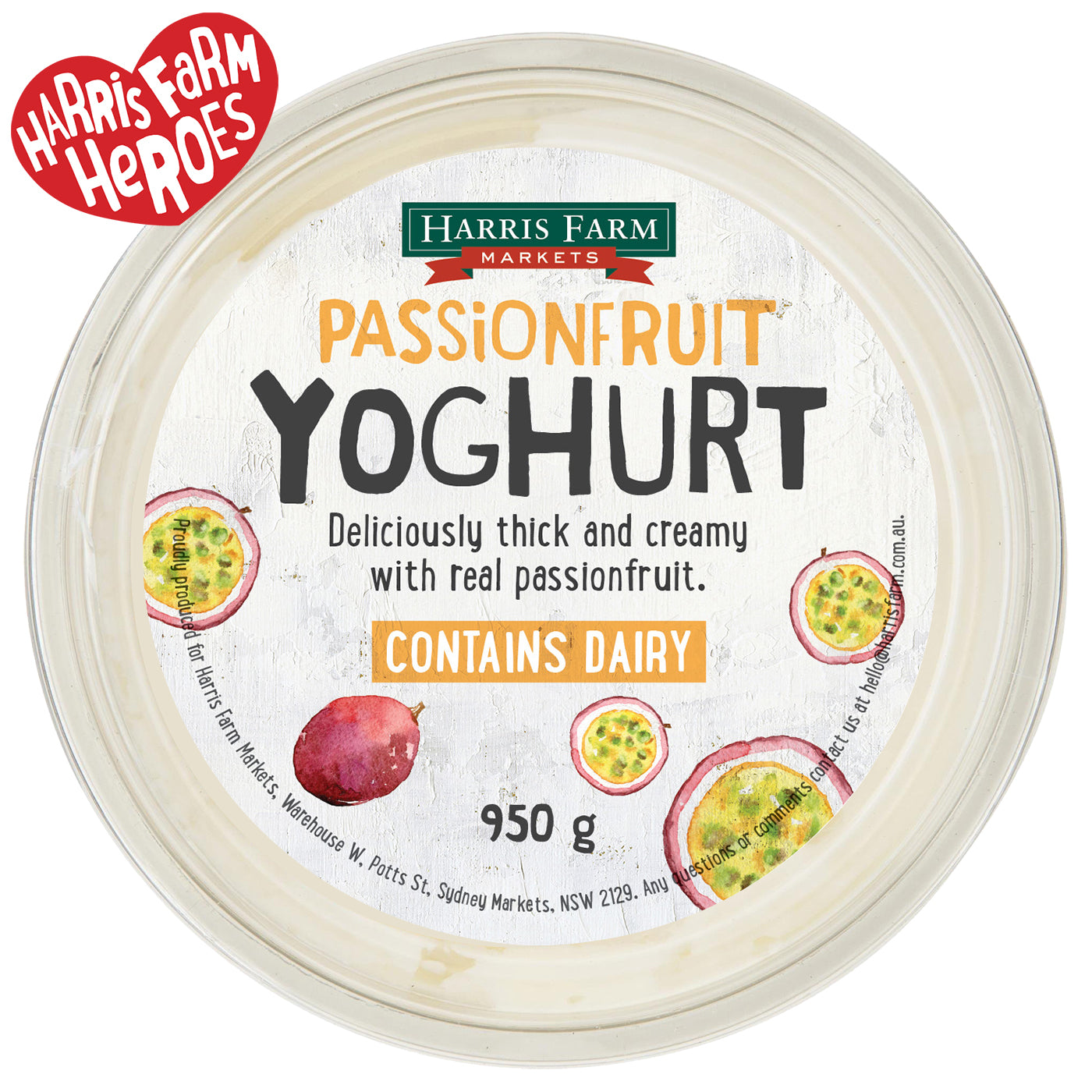 Harris Farm Yoghurt Passionfruit | Harris Farm Online