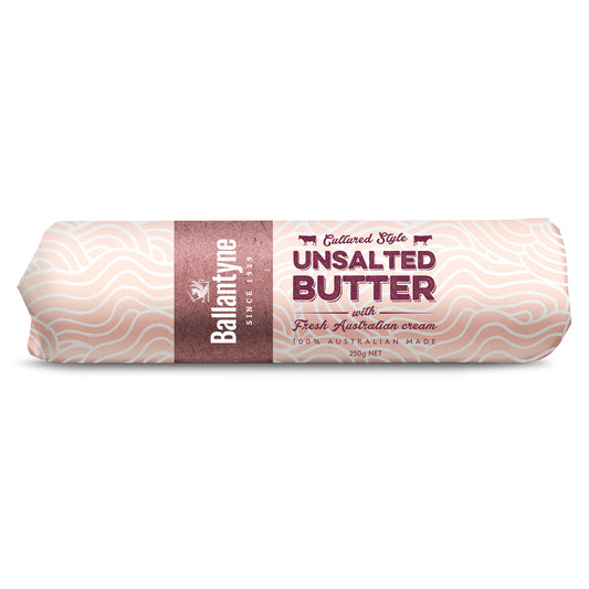 Ballantyne - Butter Rolled Unsalted - Cultured Style | Harris Farm Online