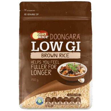 SunRice Doongara Low GI Brown Rice 1kg