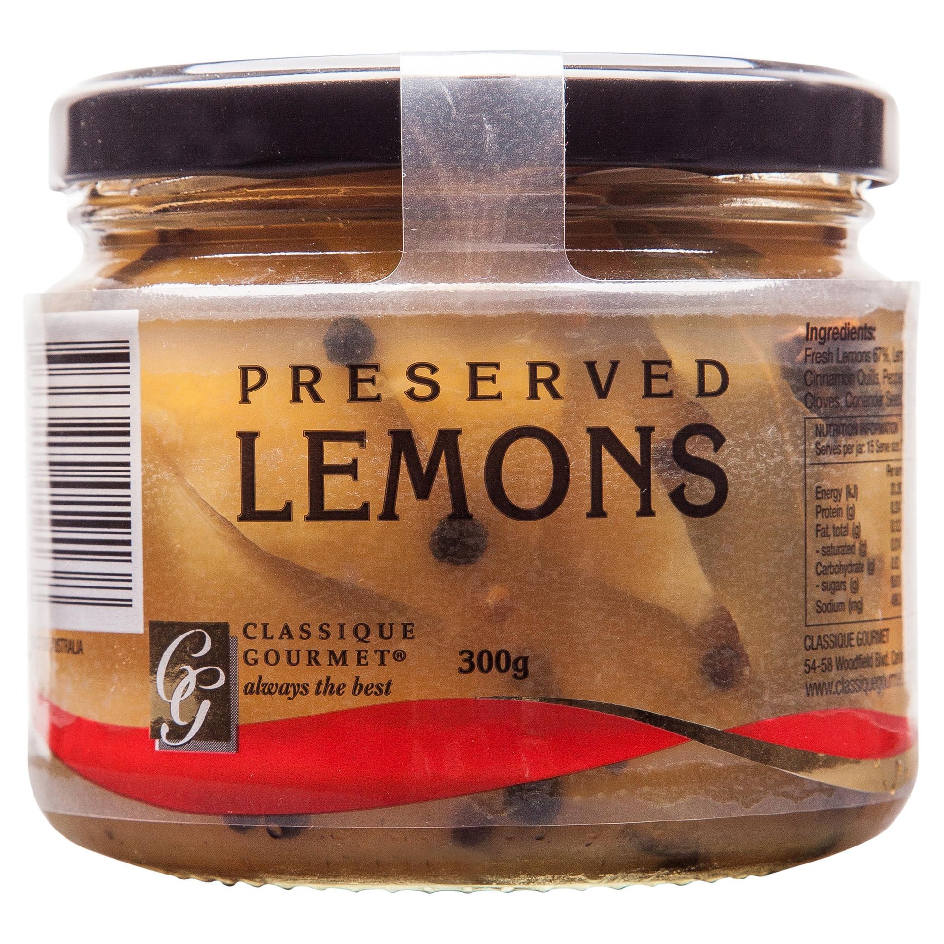 Classique Preserved Lemons 300g , Grocery-Can or Jar - HFM, Harris Farm Markets
 - 1