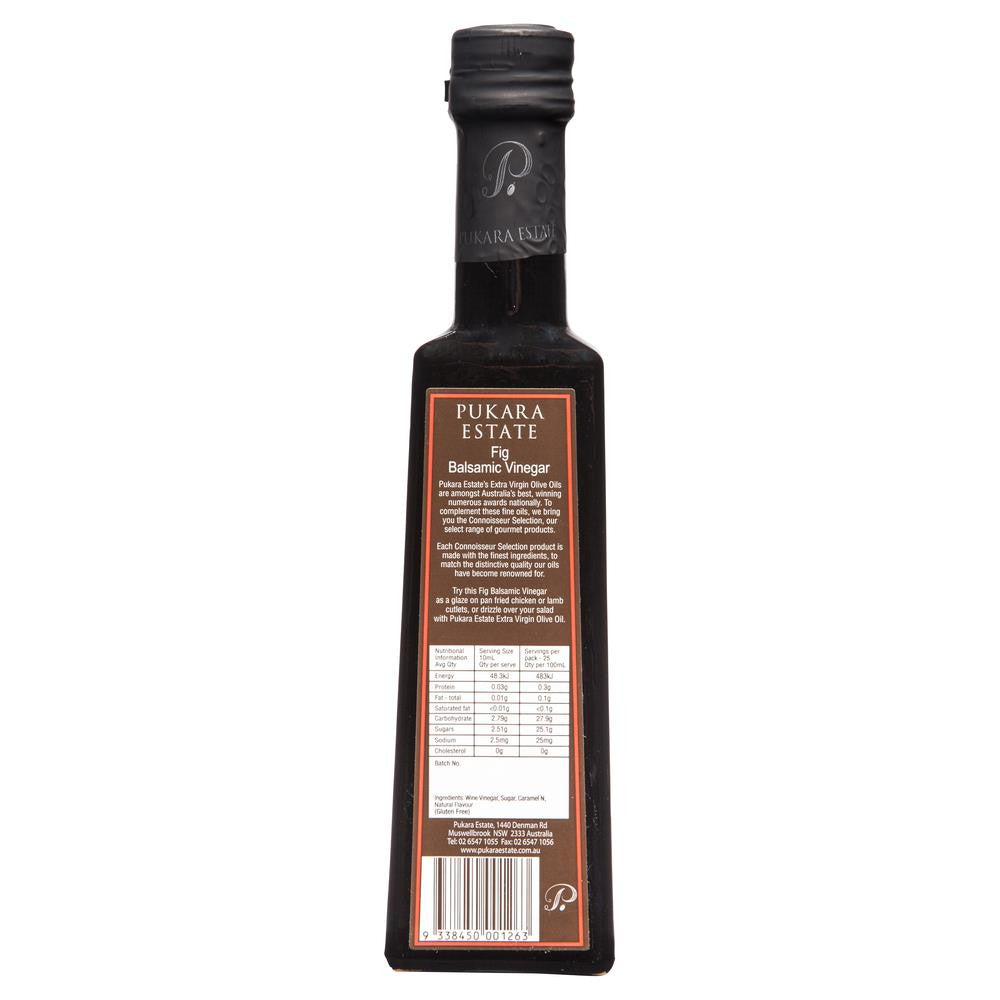 Pukara Estate Fig Australian Balsamic Vinegar 250mL , Grocery-Oils - HFM, Harris Farm Markets
 - 2