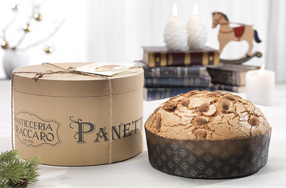 Pasticceria Fraccaro Glazed Panettone Almonds | Harris Farm Online