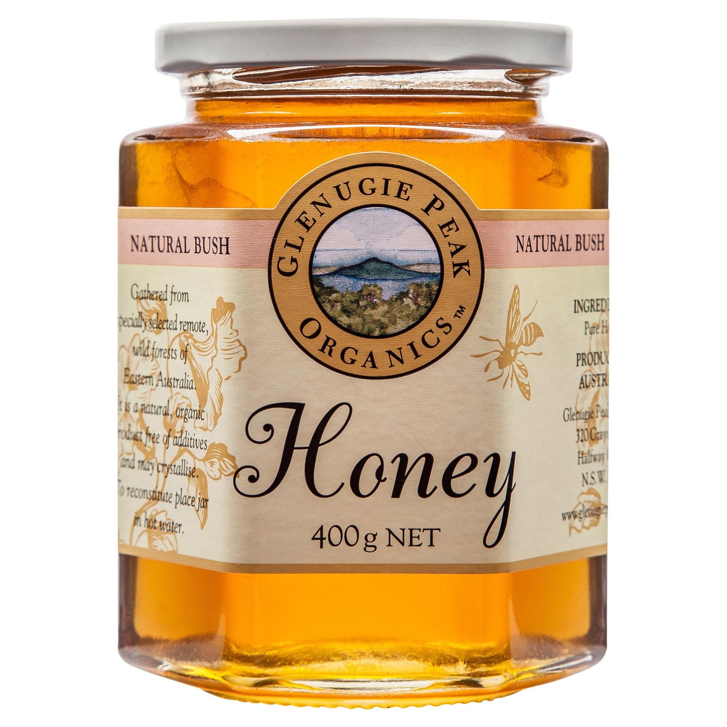 Glenugie Bush Honey 400g , Grocery-Condiments - HFM, Harris Farm Markets
 - 1