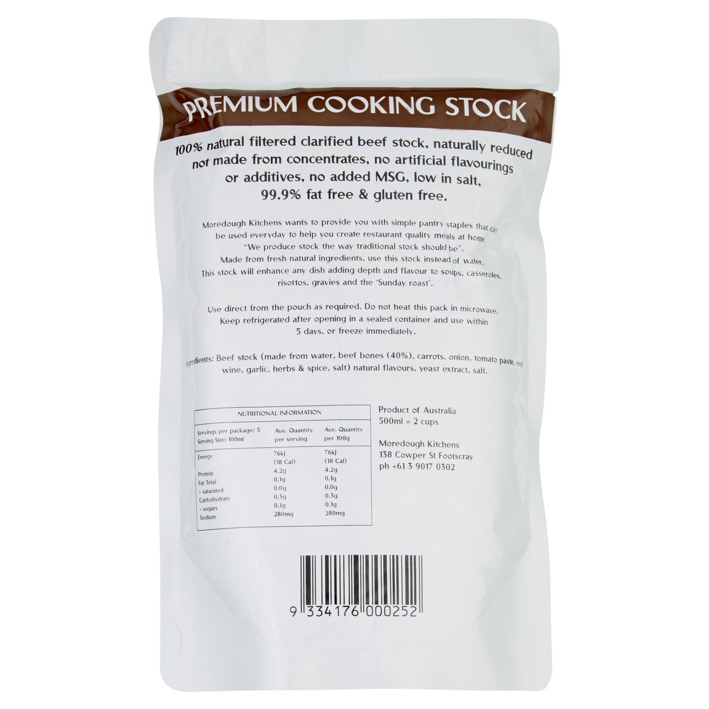 Moredough Beef Stock | Harris Farm Online