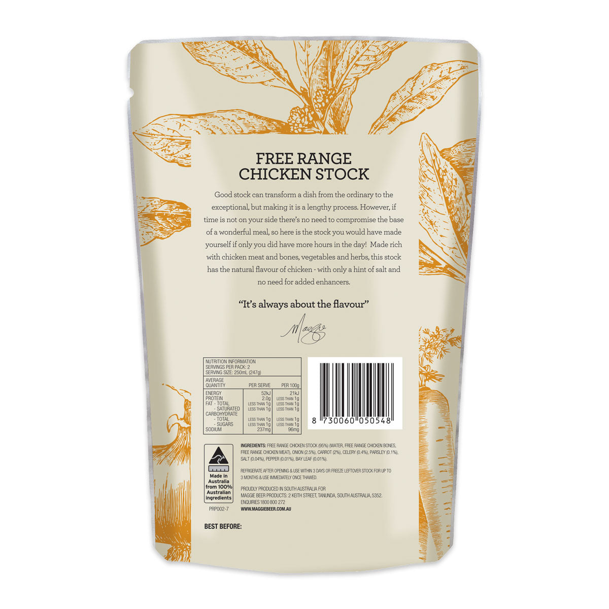 Maggie Beer Chicken Stock 500ml | Harris Farm Online