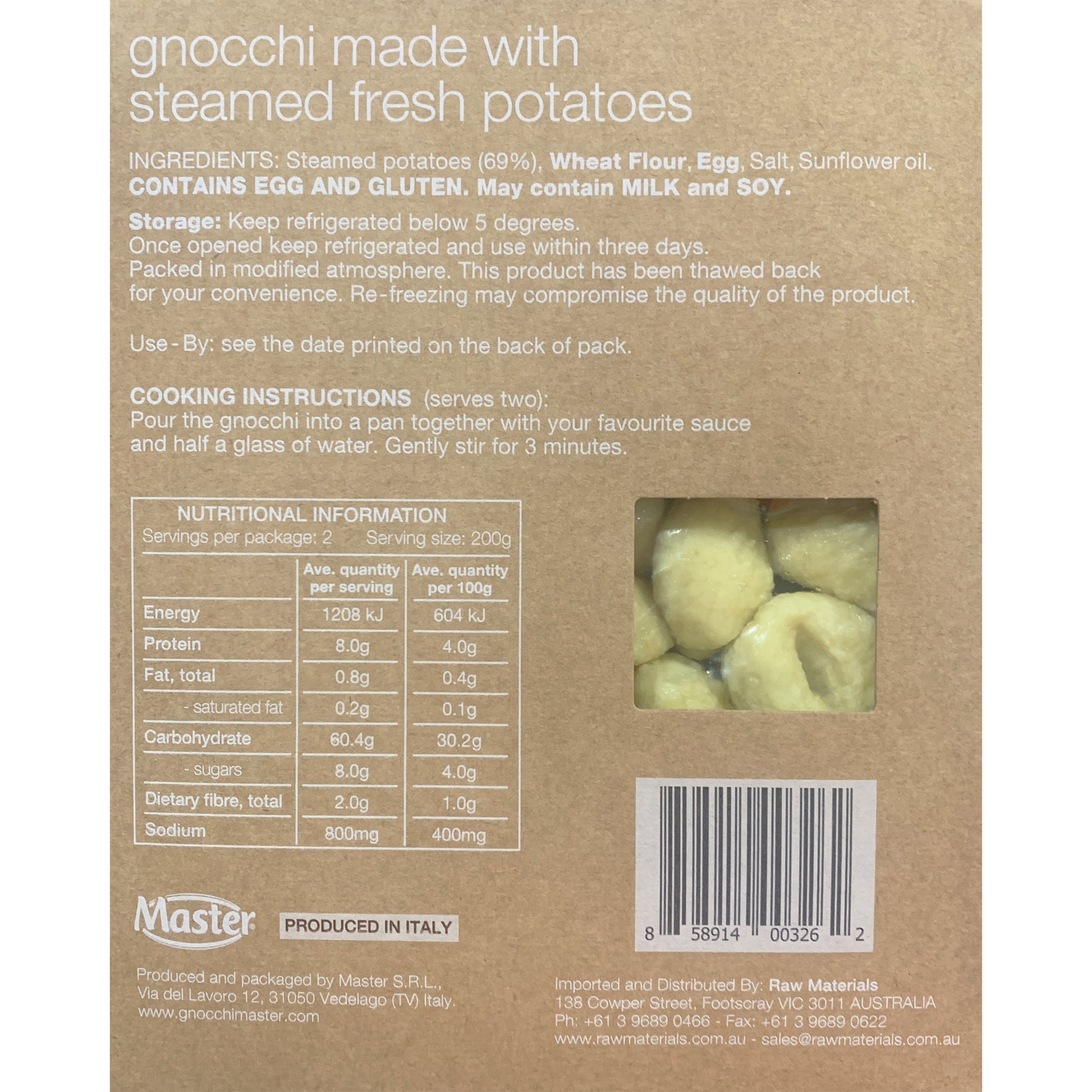 Mamma Emma Potato Gnocchi | Harris Farm Online