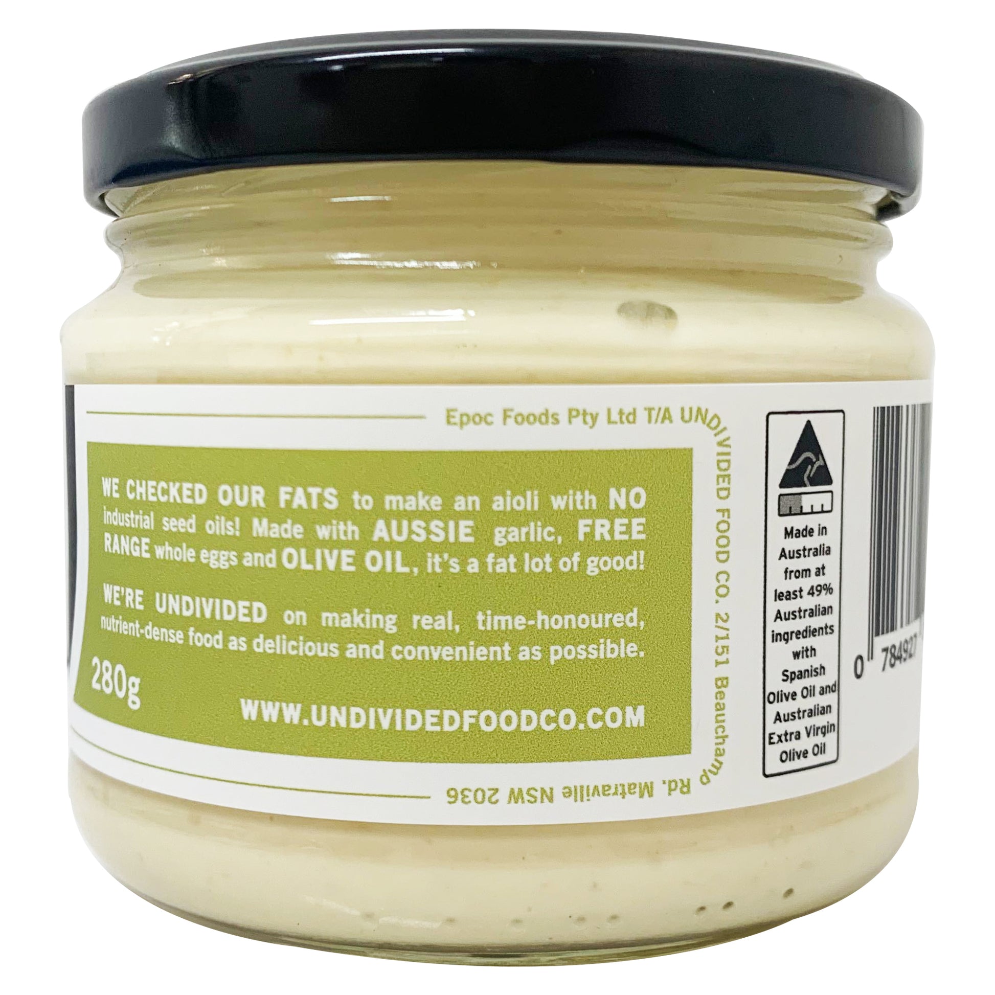 Undivided Food Co - Good Fat - Aioli | Harris Farm Online