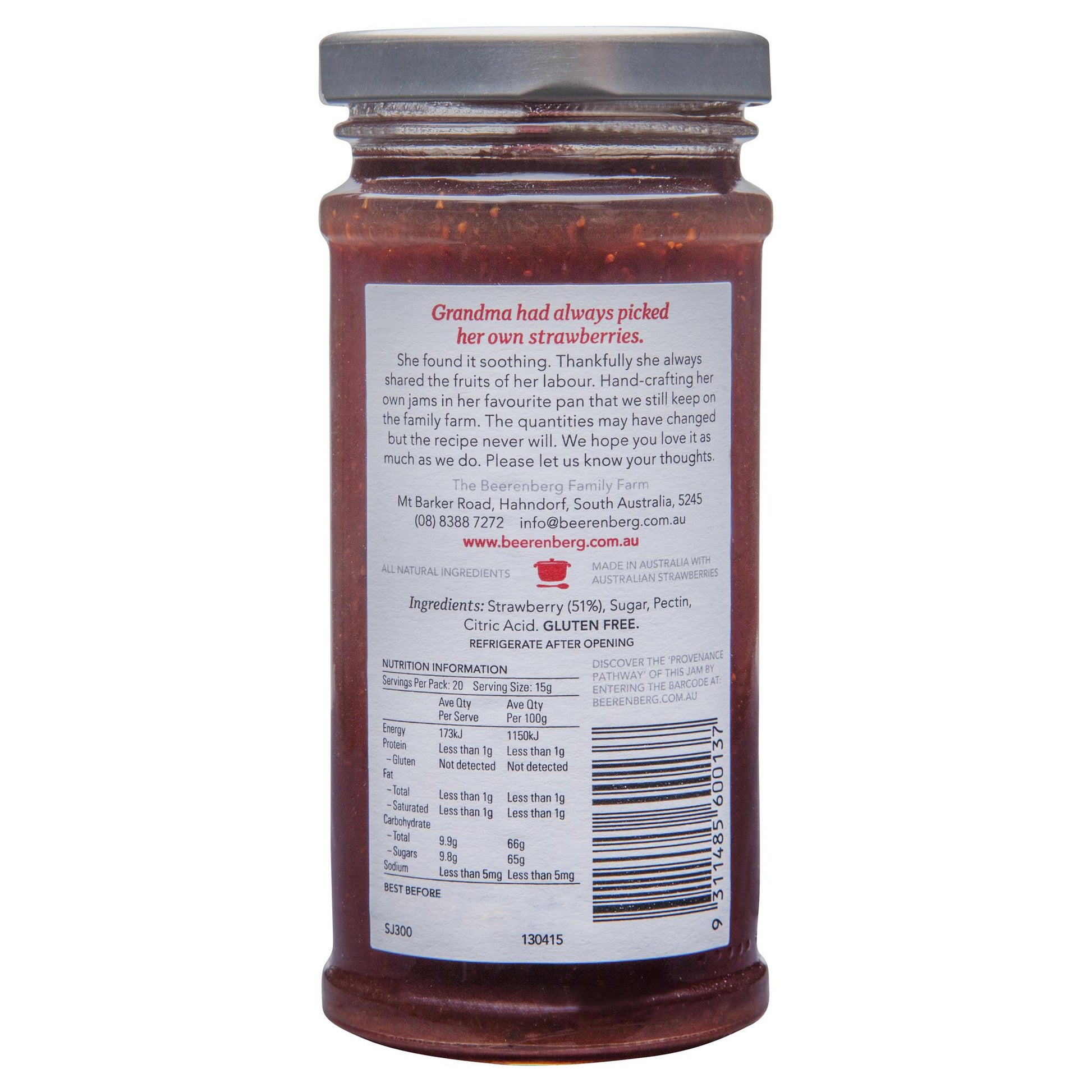 Beerenberg Strawberry Jam | Harris Farm Online