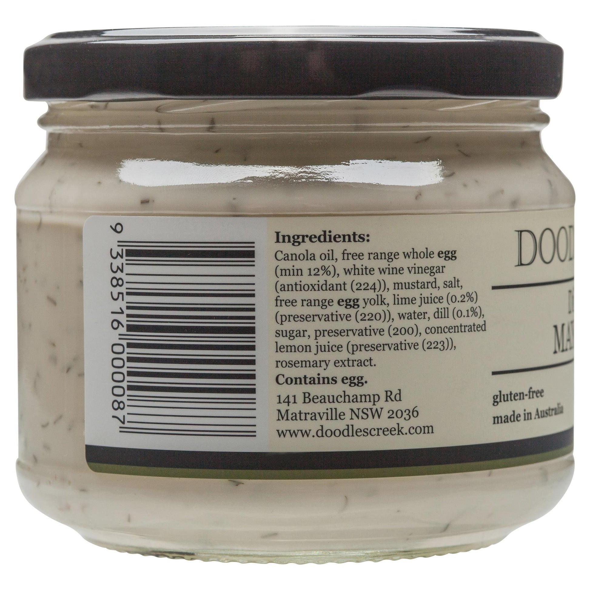 Doodles Mayonnaise Dill And Lime 300g , Grocery-Oils - HFM, Harris Farm Markets
 - 3