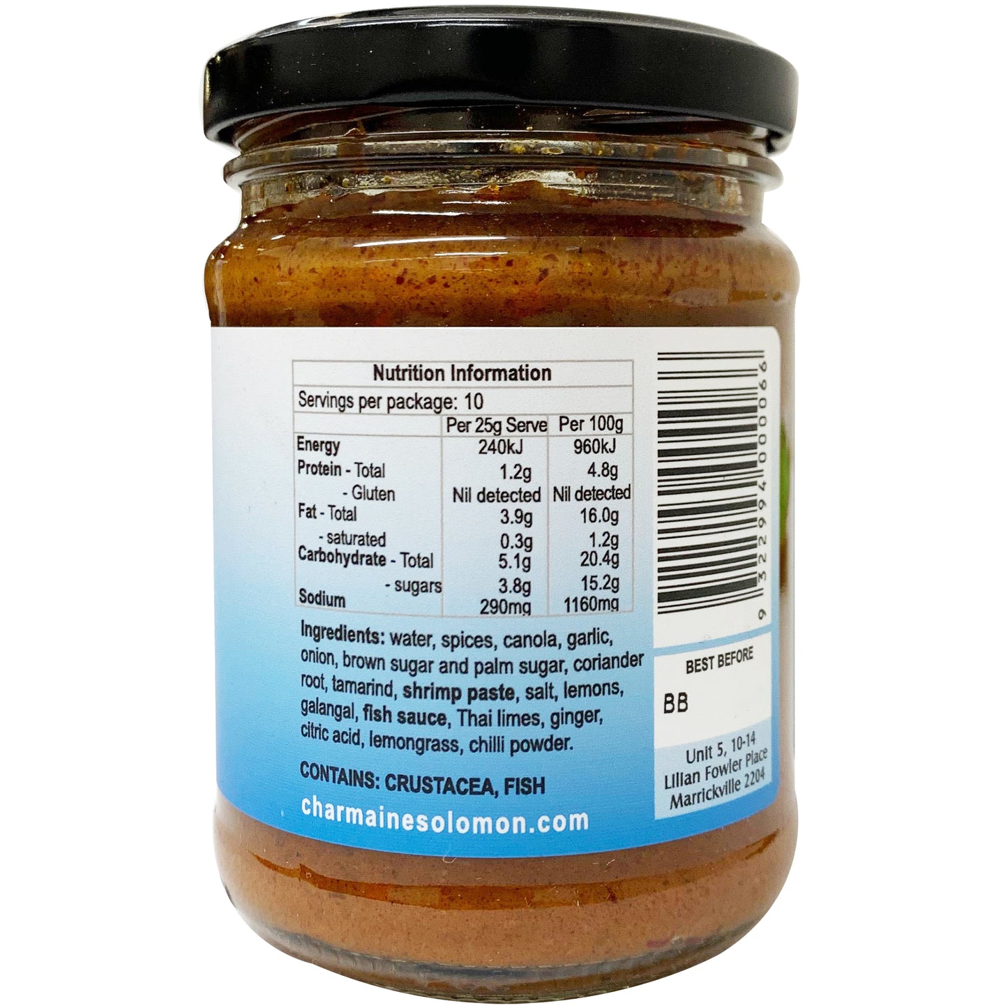 Charmaine Solomons Thai Masaman Curry Paste 250g