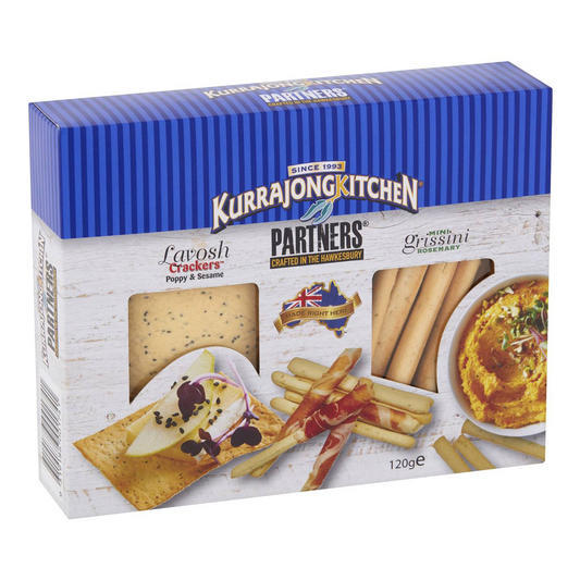 Kurrajong Kitchen Lavosh Crackers & Mini Grissini 120g